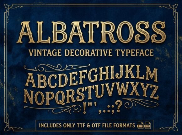 Albatross: A Typeface for Heritage & Luxury