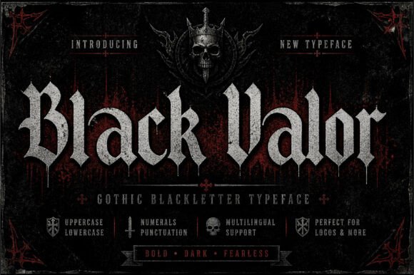 Black Valor: Commanding Attention with Gothic Authority