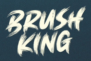 Brush King: The Energetic Typeface for Bold Visuals