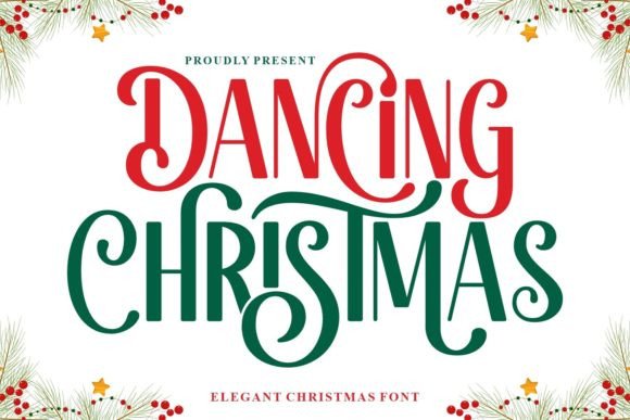 Dancing Christmas: The Elegant Handwritten Font for Festive Designs