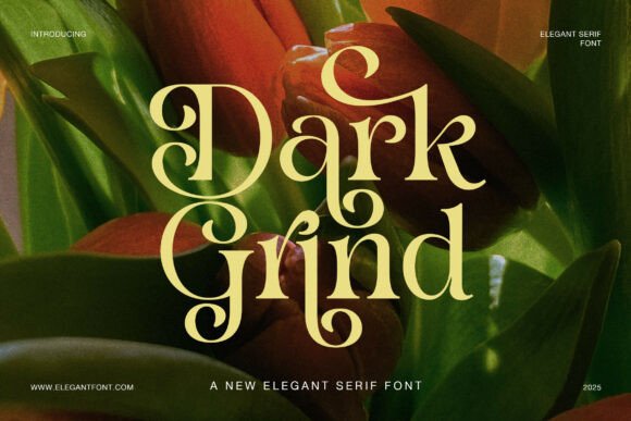 Dark Grind: A Display Typeface That Commands Attention