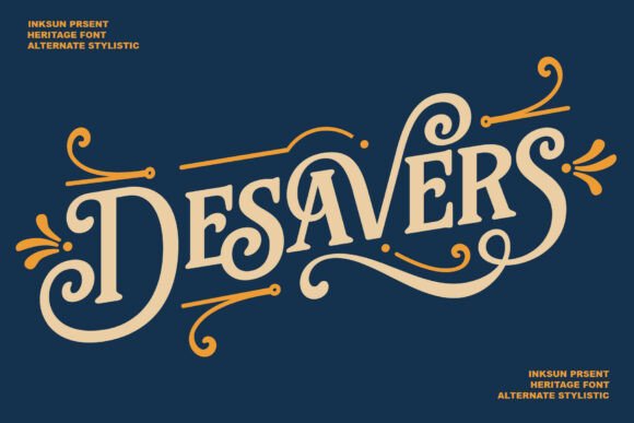 Desavers: Crafting Timeless Brand Identity with a Modern Serif