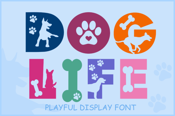 Dog Life: Capturing Canine Joy in Typography