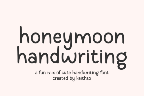 Honeymoon Handwriting: Your Go-To Creative Font