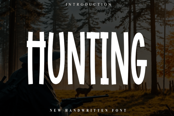 Hunting: A Modern Script Font for Elegant Design