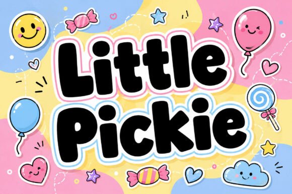 Little Pickie: A Playful Typeface for Joyful Design