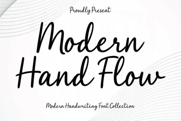 Modern Hand Flow: The Expressive Script for Authentic Brands