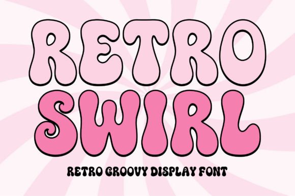 Retro Swirl: Capturing the Groovy Spirit of the 70s