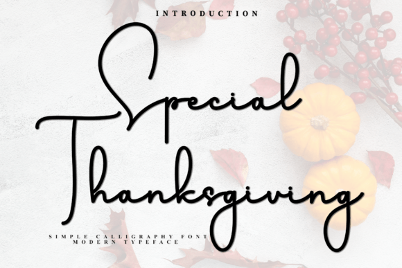 Special Thanksgiving: The Font That Feels Like a Warm Hug