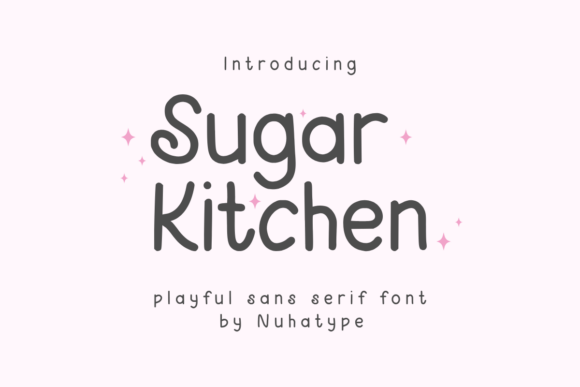 Sugar Kitchen: A Minimalist Font for Modern Creators