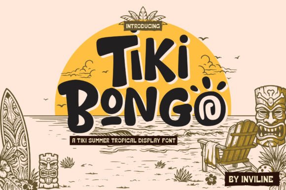 Tiki Bongo: A Tropical Display Font for Bold Branding