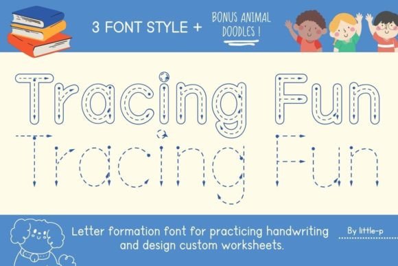 Tracing Fun: More Than Just a Font for Kids