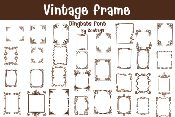 Vintage Frame: An Ornate Typeface for Timeless Branding